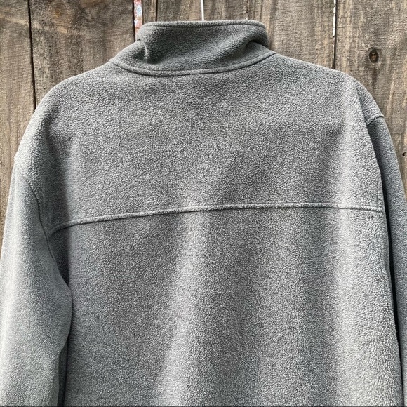 LL Bean Full Zip Fleece Jacket Gray Men’s XL - Picture 5 of 9